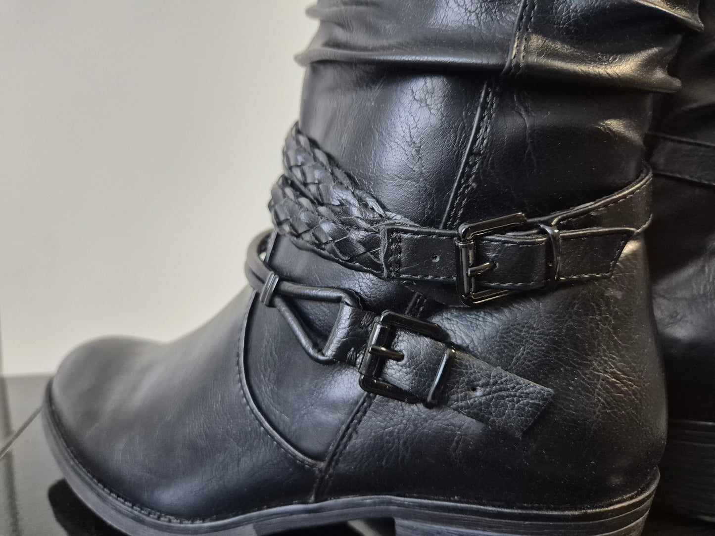 MARCO TOZZI Cowboy Stiefelette schwarz Gr. 40