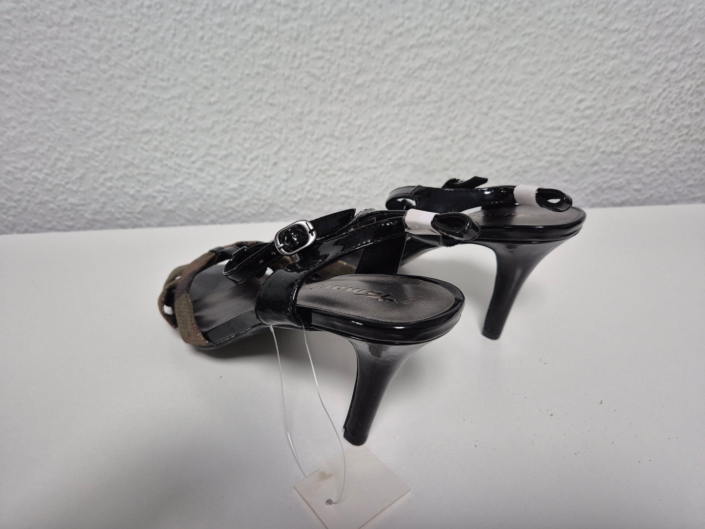 Tamaris Sandaletten mit Absatz, Schwarz-grün-mix, Gr. 40