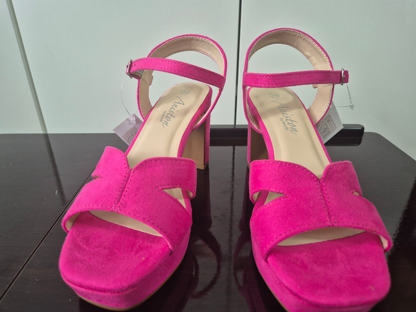 ANISTON SHOES High-Heel-Sandalette pink Gr. 38