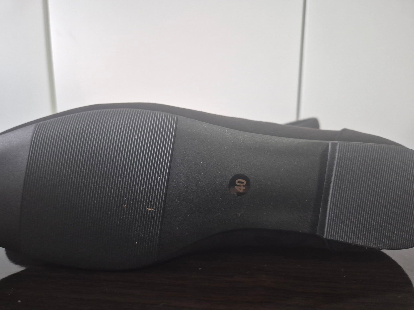 ANISTON SHOES Loafer Slipper Flat schwarz Gr. 40