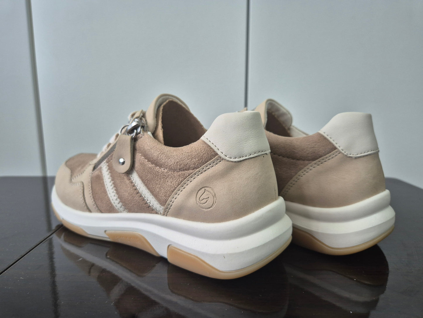 REMONTE Keilsneaker Halbschuh beige Gr. 36