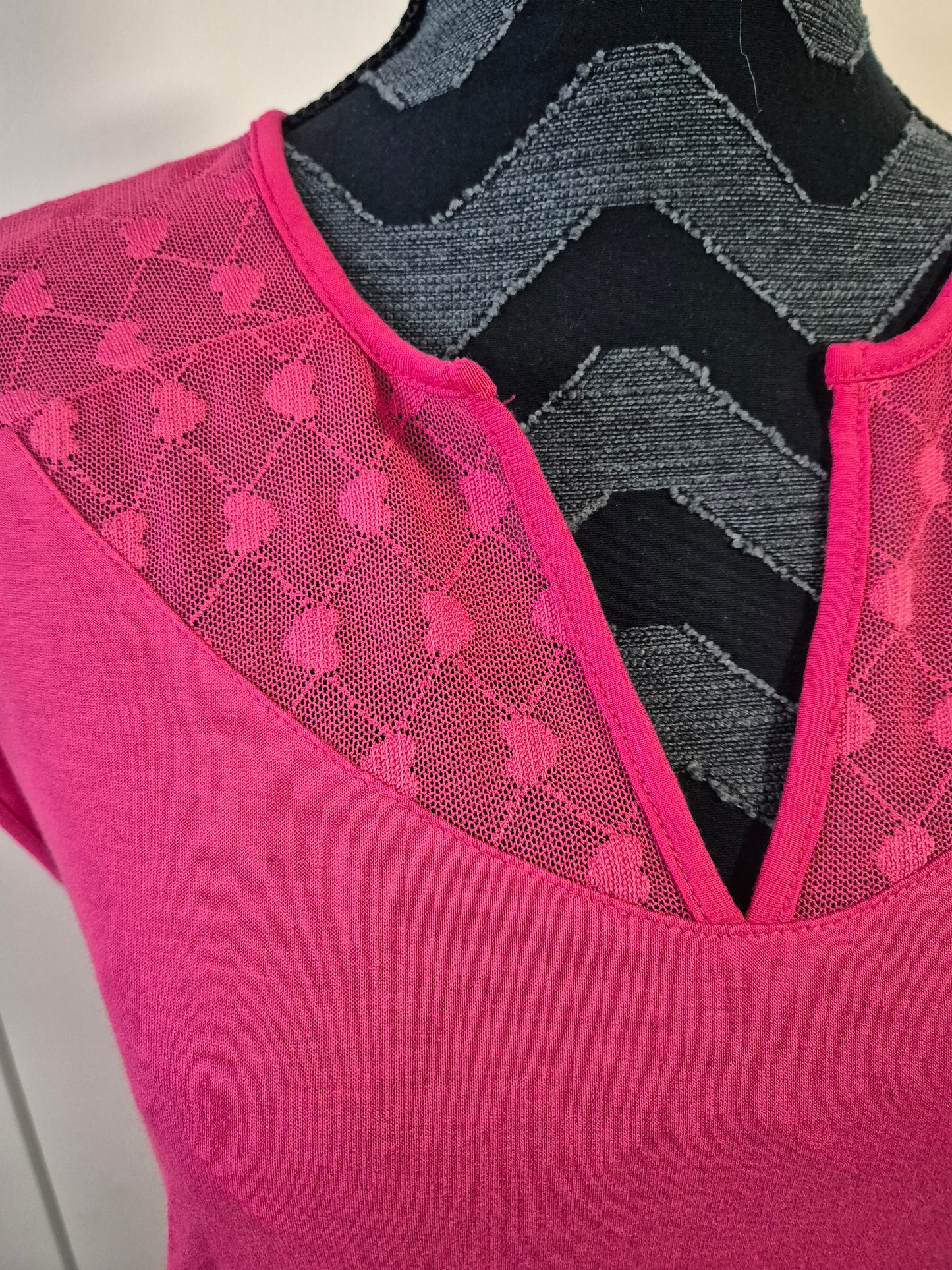 Laura Scott Spitzenshirt rosa