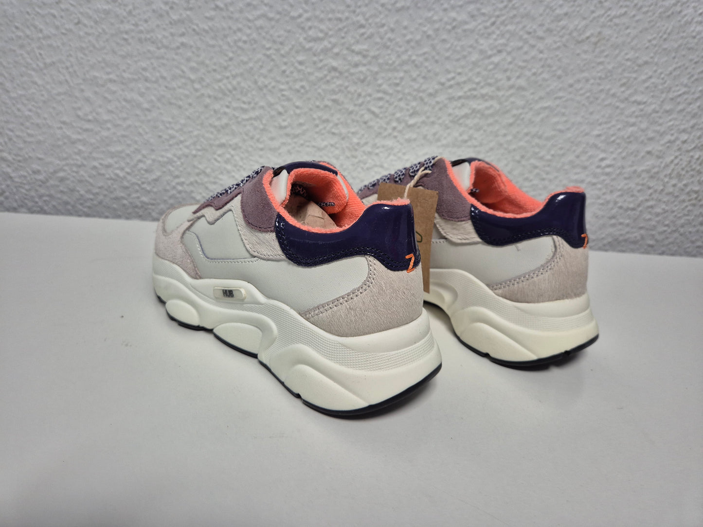 HUB Sneaker Rock L59 Terry weiß violett schwarz, Gr. 36