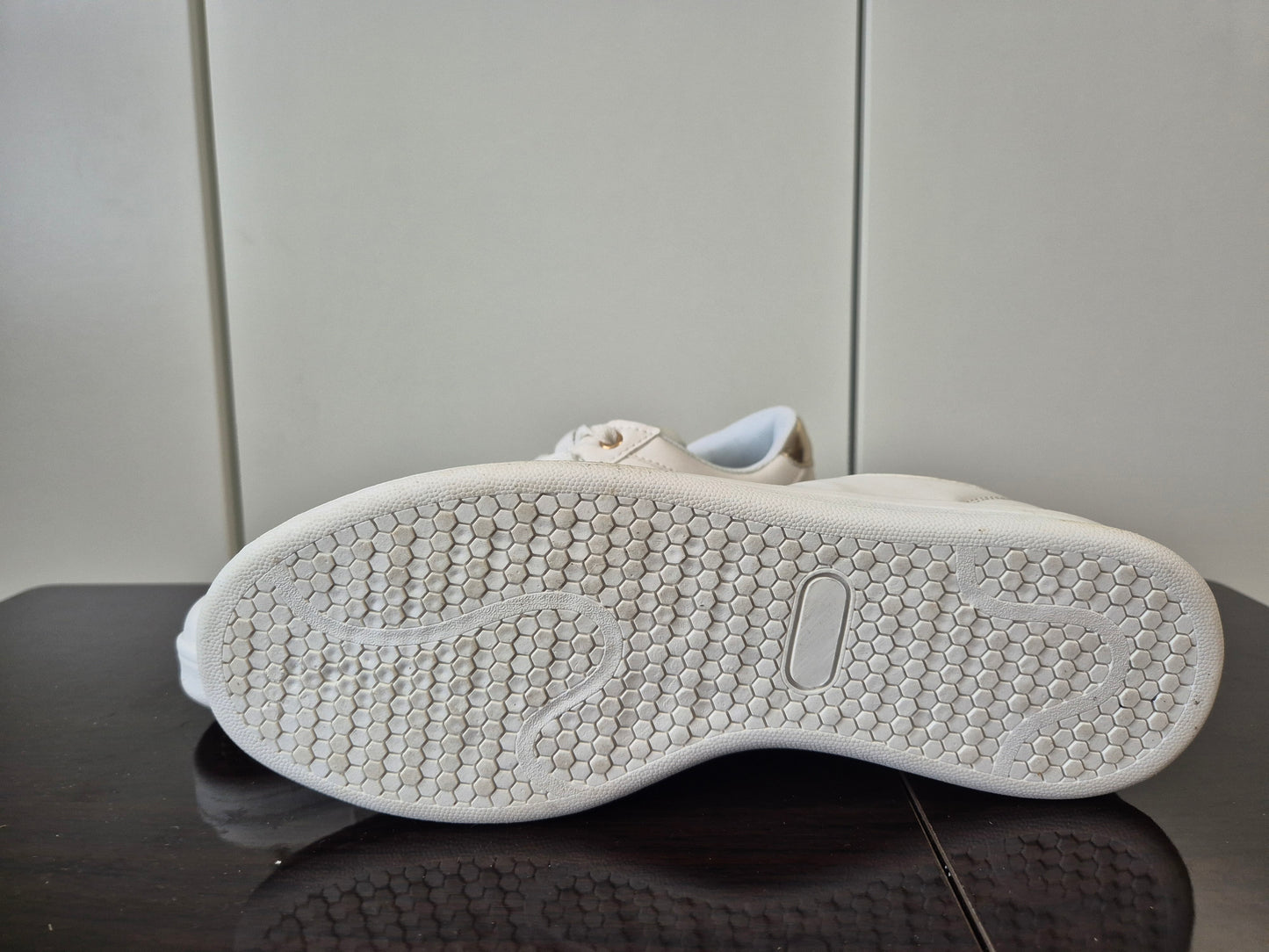 ANISTON SHOES Sneaker mit Metallic-Akzenten weiß Gr. 39