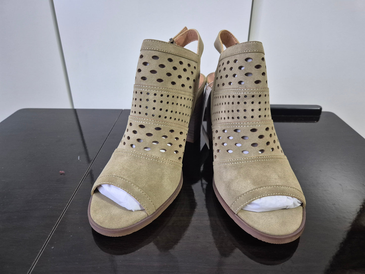 Mustang Sandalette beige Gr. 40
