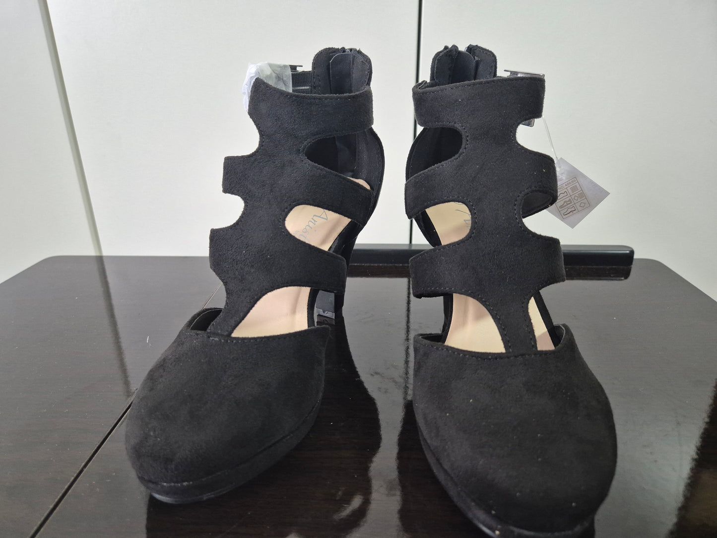 ANISTON SHOES Sandalette Sandale, Sommerschuh, Abendschuh schwarz Gr. 38