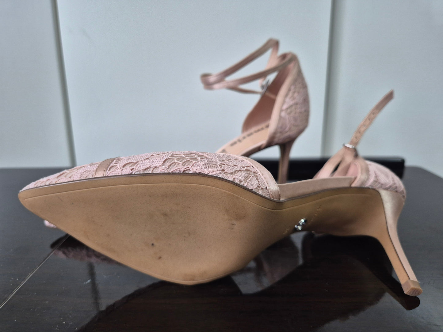 TAMARIS Pumps rosa mit Spitze Gr. 39
