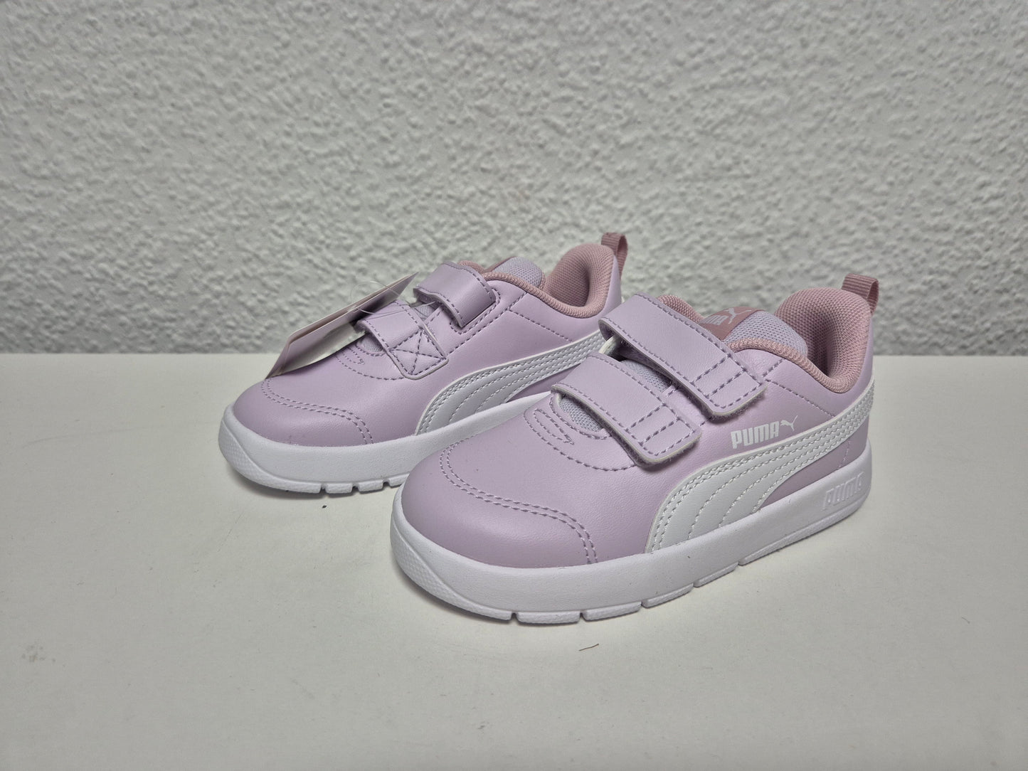 PUMA COURTFLEX V3 V INF Sneaker rosa-weiß Gr. 25