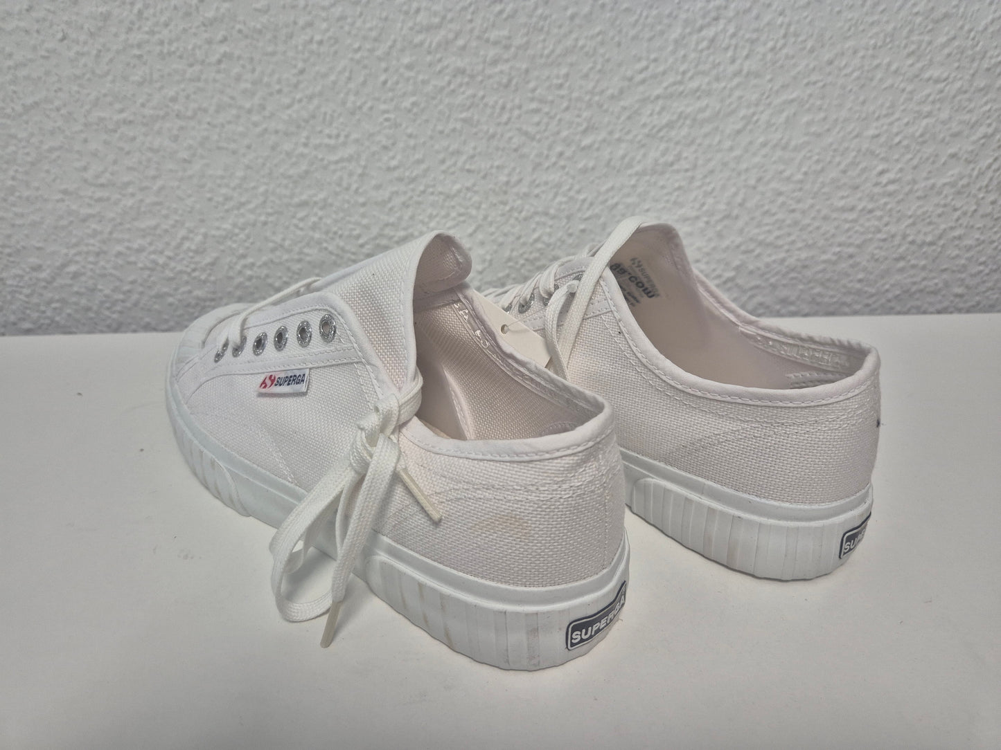 SUPERGA Stripe Sneaker weiß Gr. 42