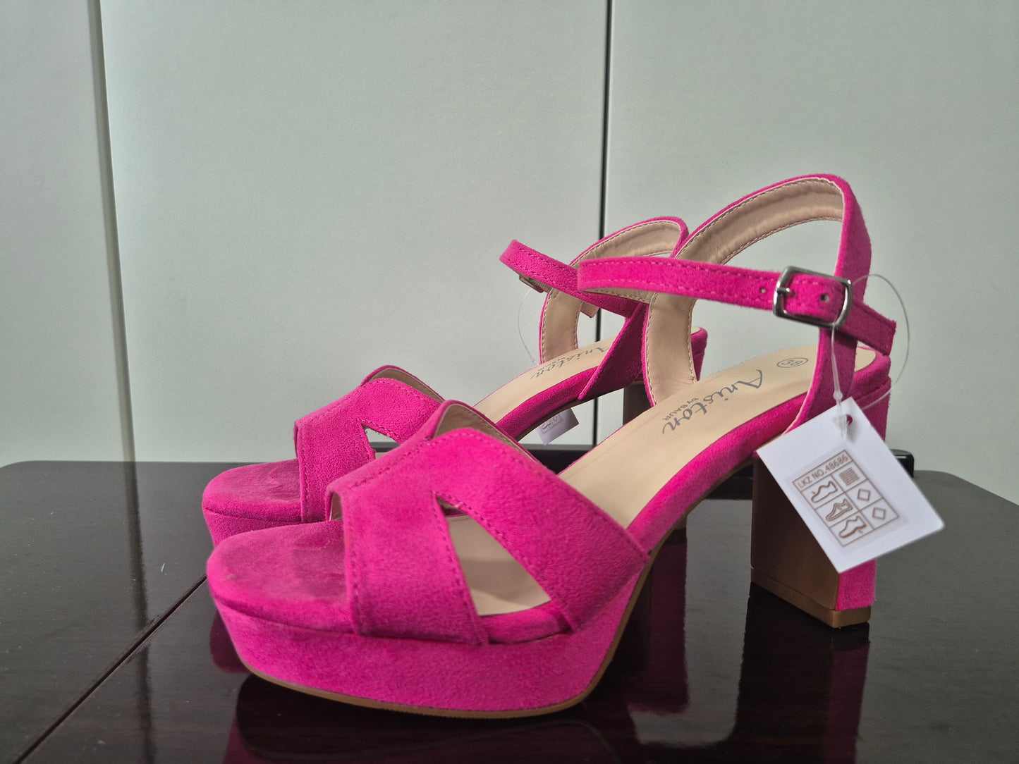 ANISTON SHOES High-Heel-Sandalette pink Gr. 38