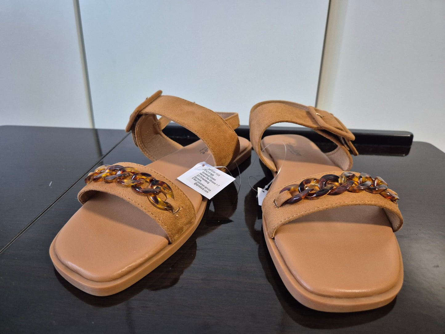 ANISTON SHOES Riemchensandale braun Gr. 37