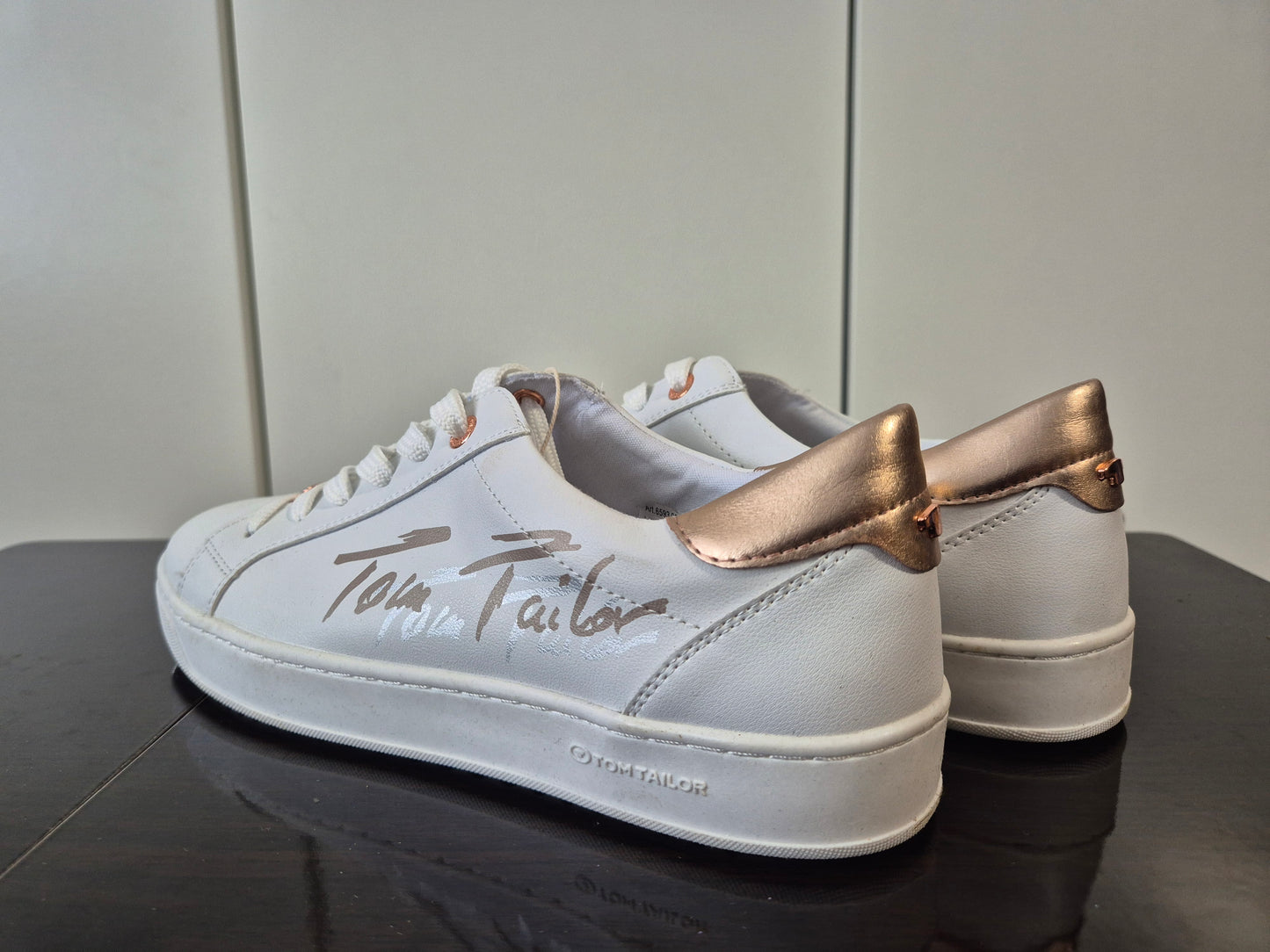 TOM TAILOR Ellen Plateau Sneaker weiß-rosa Gr. 42