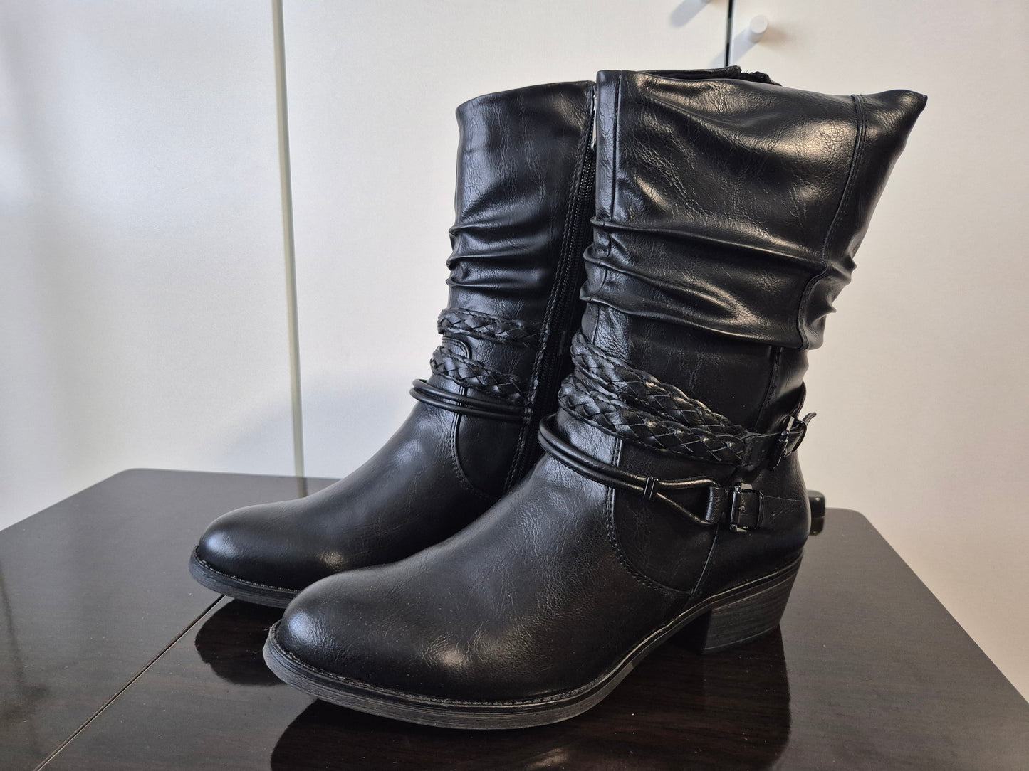 MARCO TOZZI Cowboy Stiefelette schwarz Gr. 40