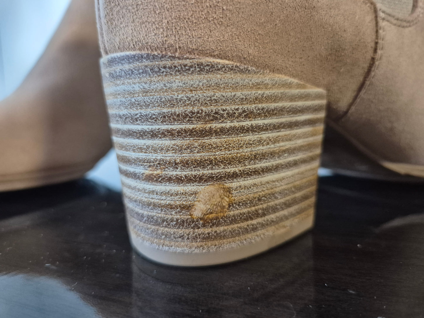 TAMARIS Chelsea Boots Cowboy Stiefelette beige