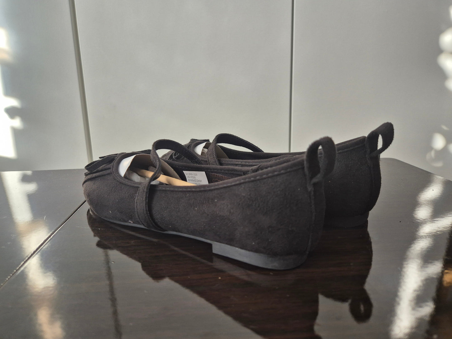 ANISTON SHOES Riemchen Ballerina schwarz Gr. 37