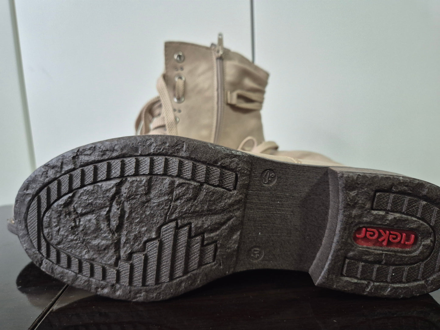 Rieker HWK Stiefel beige Gr. 40