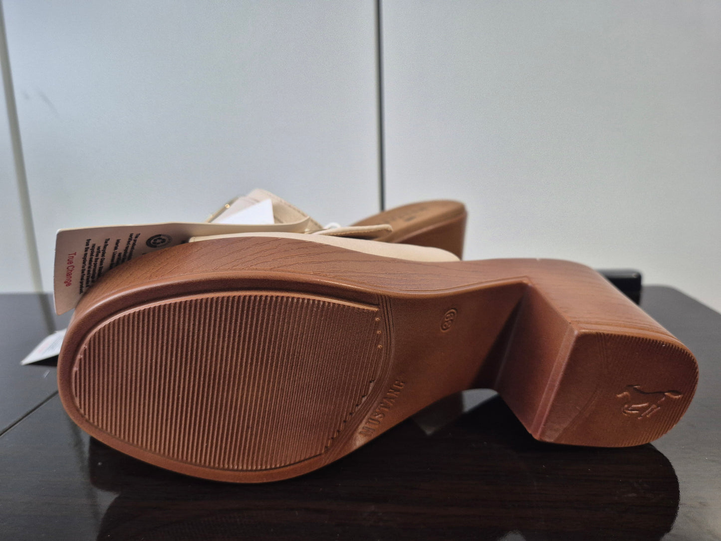 Mustang Pantolette beige Gr. 39