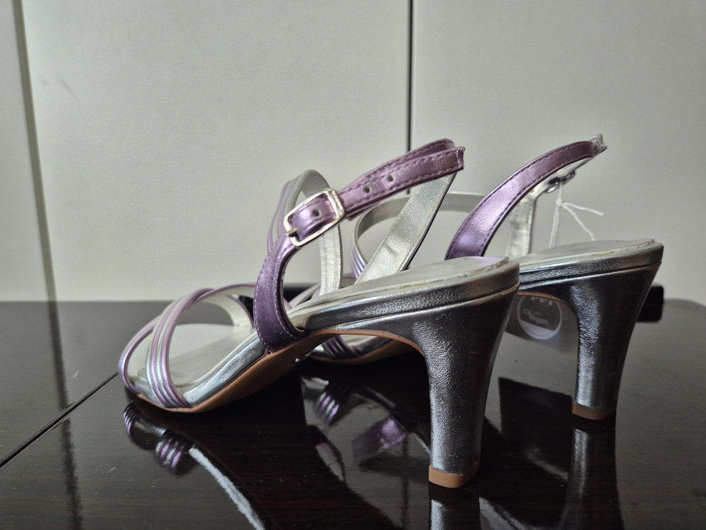 Tamaris Sandalette flieder/silber Gr. 37