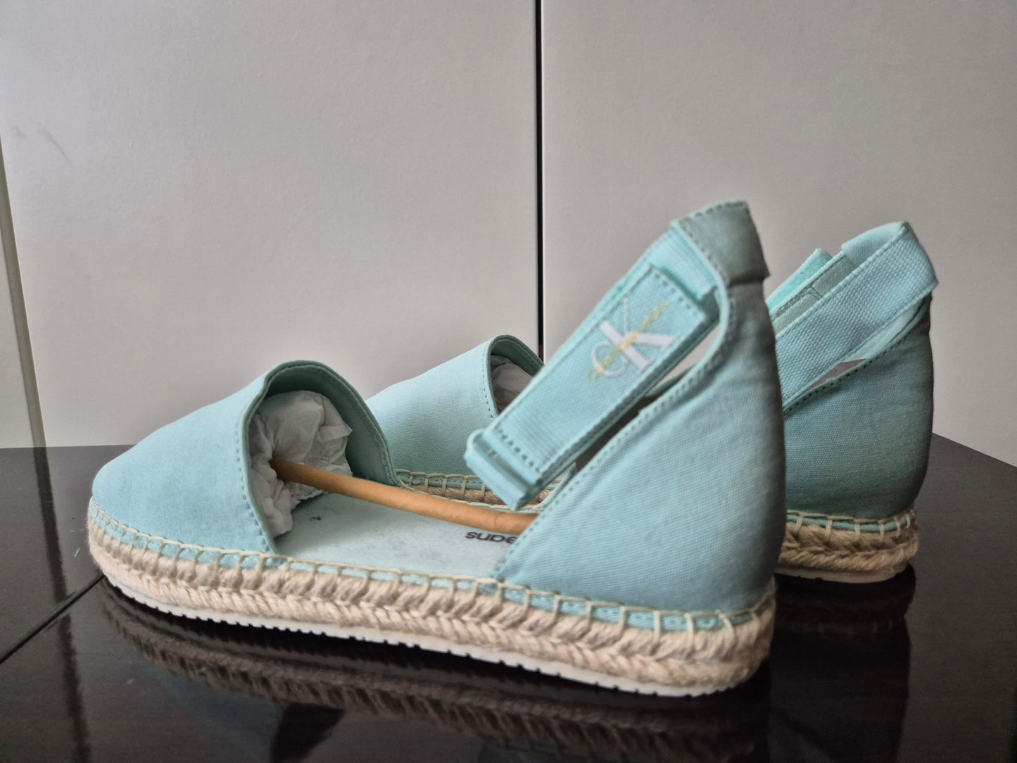 Calvin Klein Jeans Espadrilles Pastellblau Gr. 37