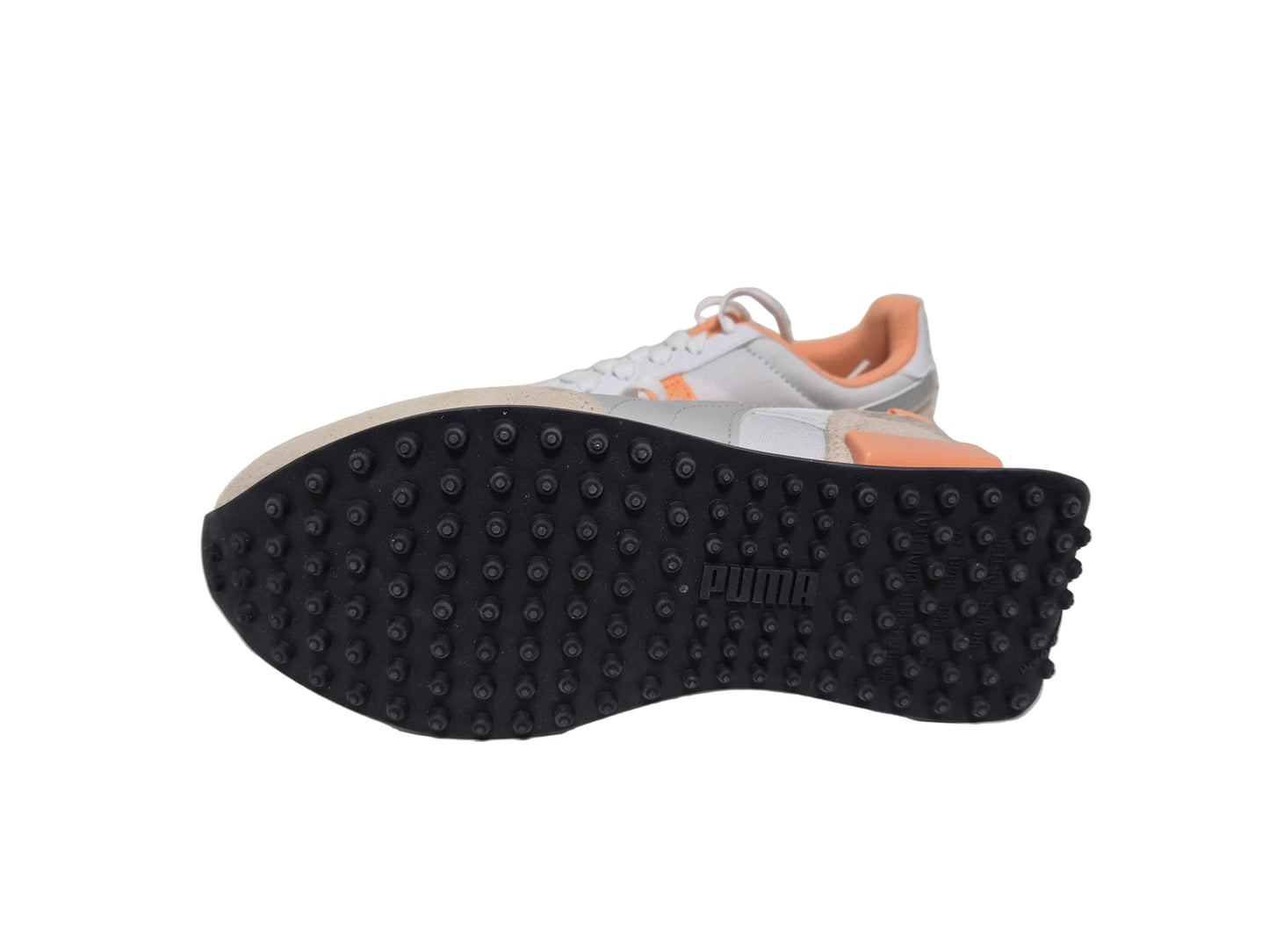 PUMA Future Rider Play On Sneaker weiß-grau-orange Gr. 37