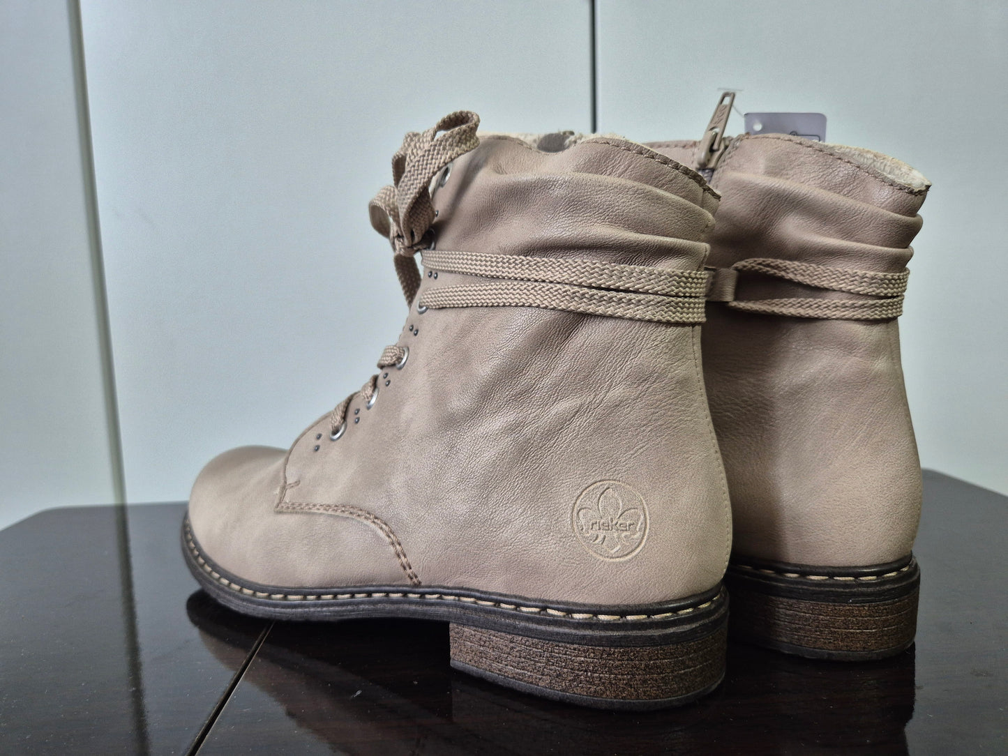 Rieker HWK Stiefel beige Gr. 40