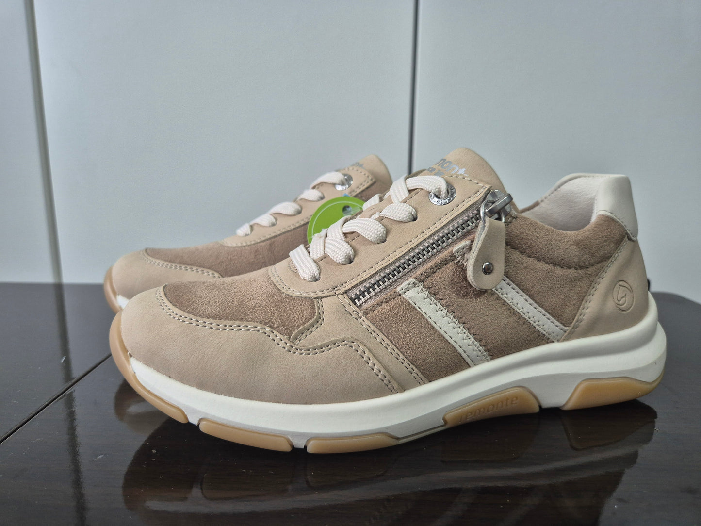 REMONTE Keilsneaker Halbschuh beige Gr. 36