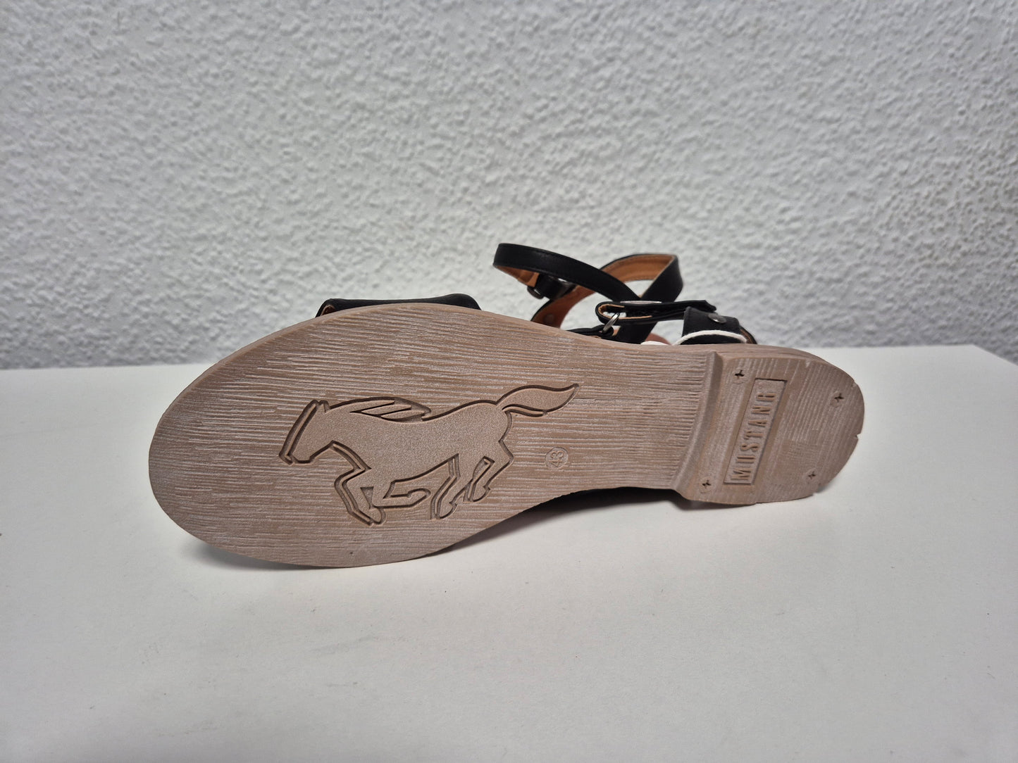MUSTANG SHOES Sandale Sommerschuh, Sandalette, Riemchensanda schwarz Gr. 43