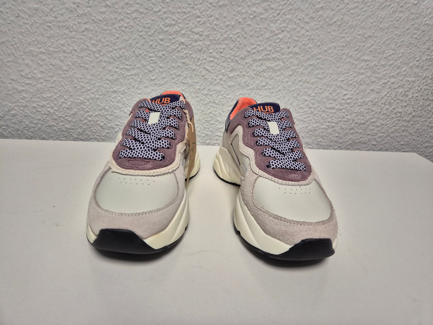 HUB Sneaker Rock L59 Terry weiß violett schwarz, Gr. 36