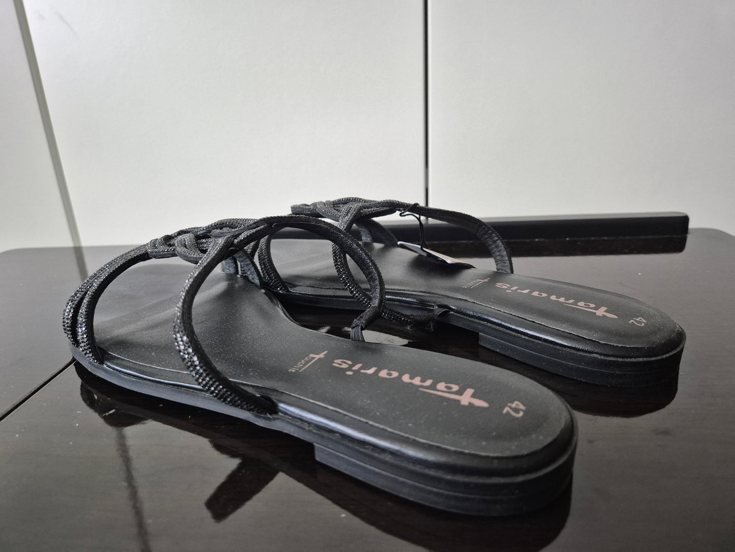 Tamaris Sandale schwarz Gr. 42