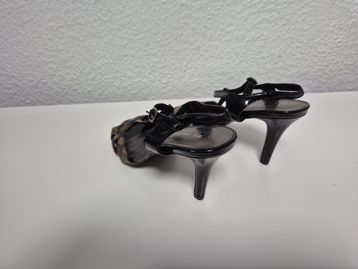 Tamaris Sandaletten mit Absatz, Schwarz-grün-mix, Gr. 39