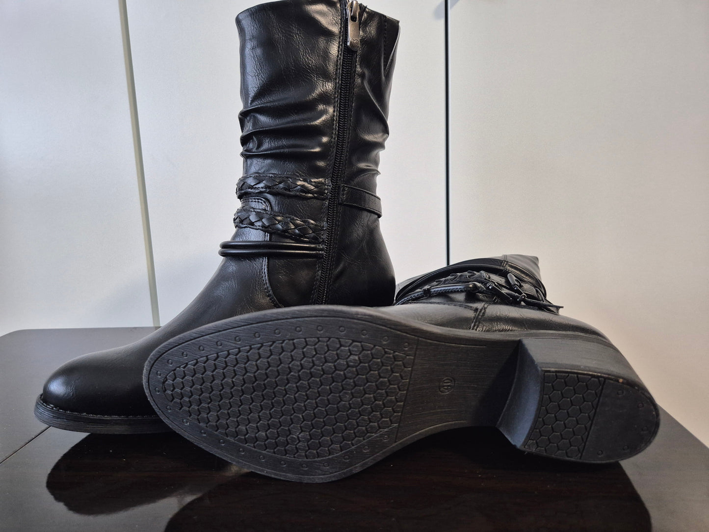 MARCO TOZZI Cowboy Stiefelette schwarz Gr. 40