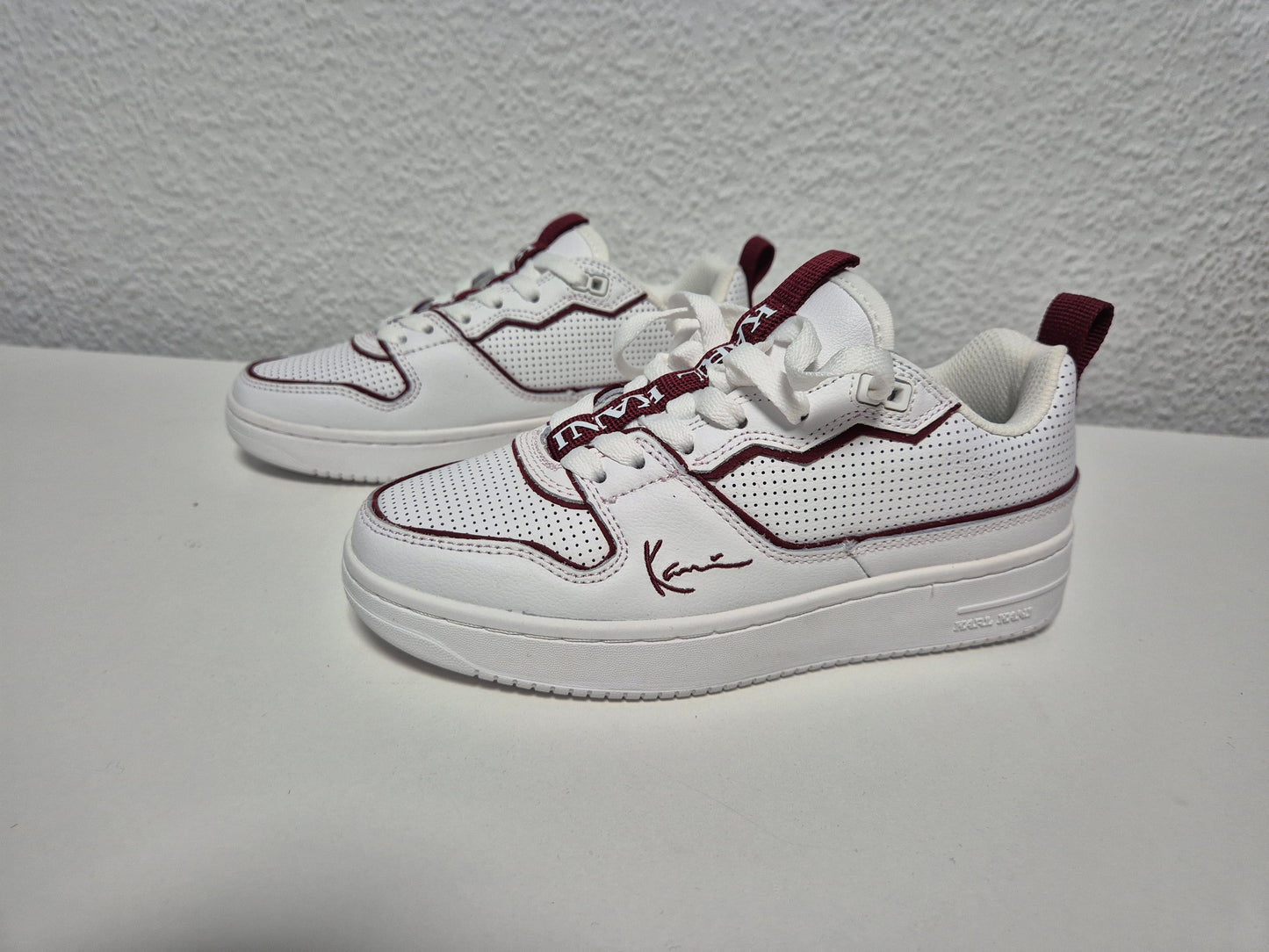 Karl Kani 89 TT Sneaker, weiß merlot, Gr. 36,5