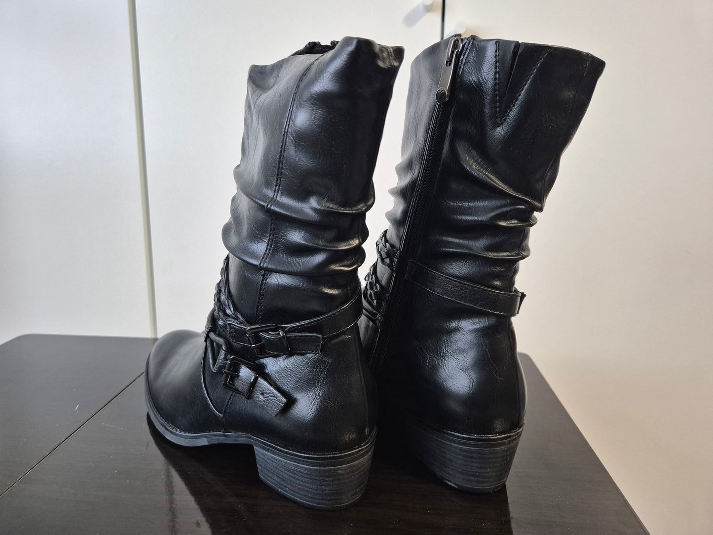 MARCO TOZZI Cowboy Stiefelette schwarz Gr. 40