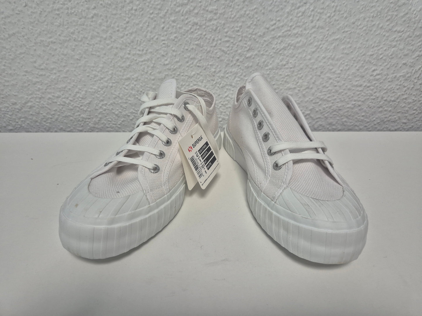 SUPERGA Stripe Sneaker weiß Gr. 42