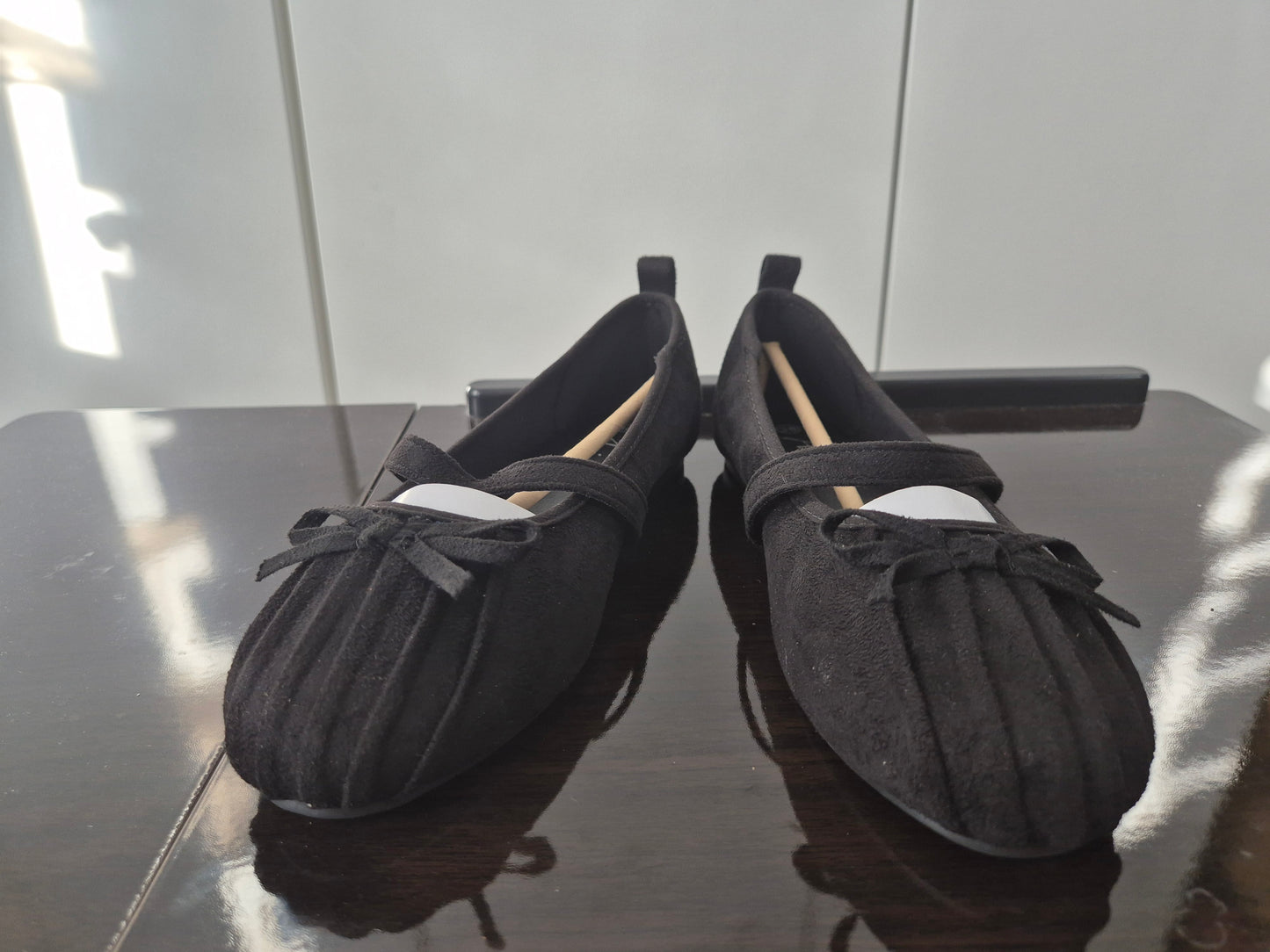 ANISTON SHOES Riemchen Ballerina schwarz Gr. 38
