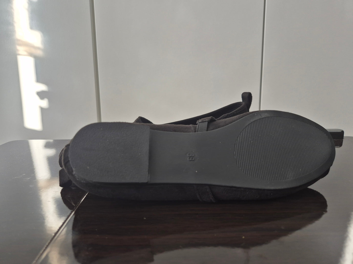 ANISTON SHOES Riemchen Ballerina schwarz Gr. 38