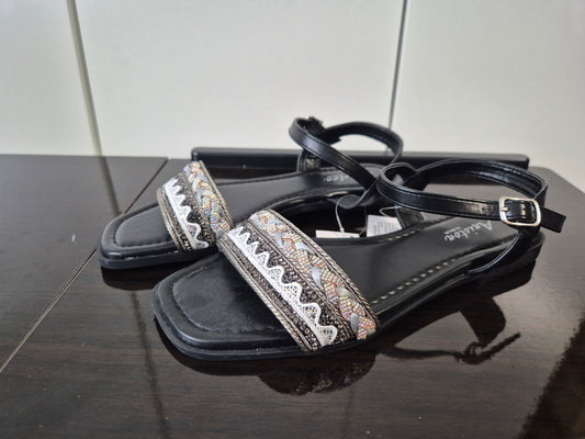ANISTON SHOES Riemchen Sandale schwarz Gr. 38