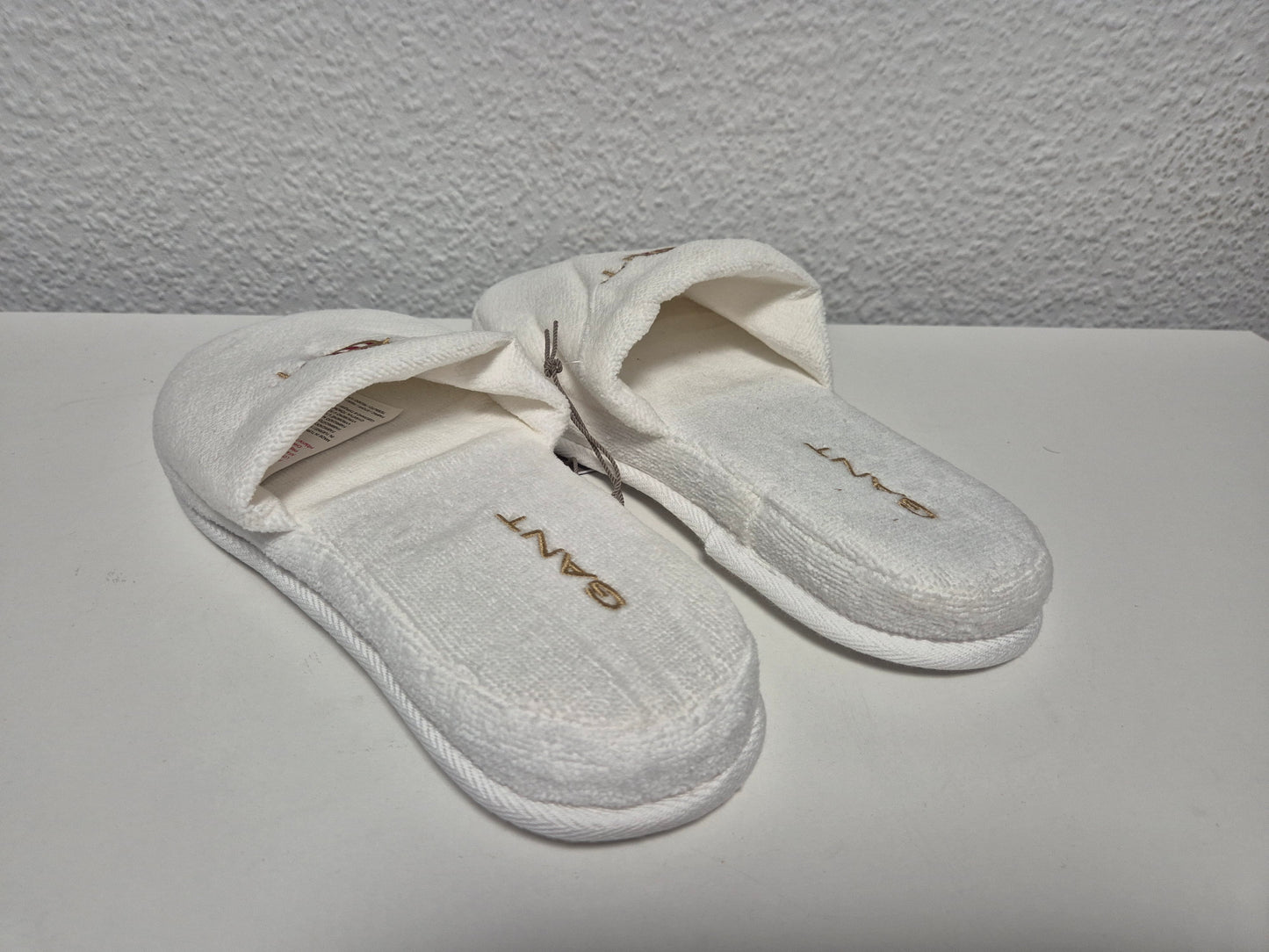 GANT Unisex Schlappen ARCHIVE SHIELD SLIPPERS, weiß, Größe L-XL (ca. 44-45)