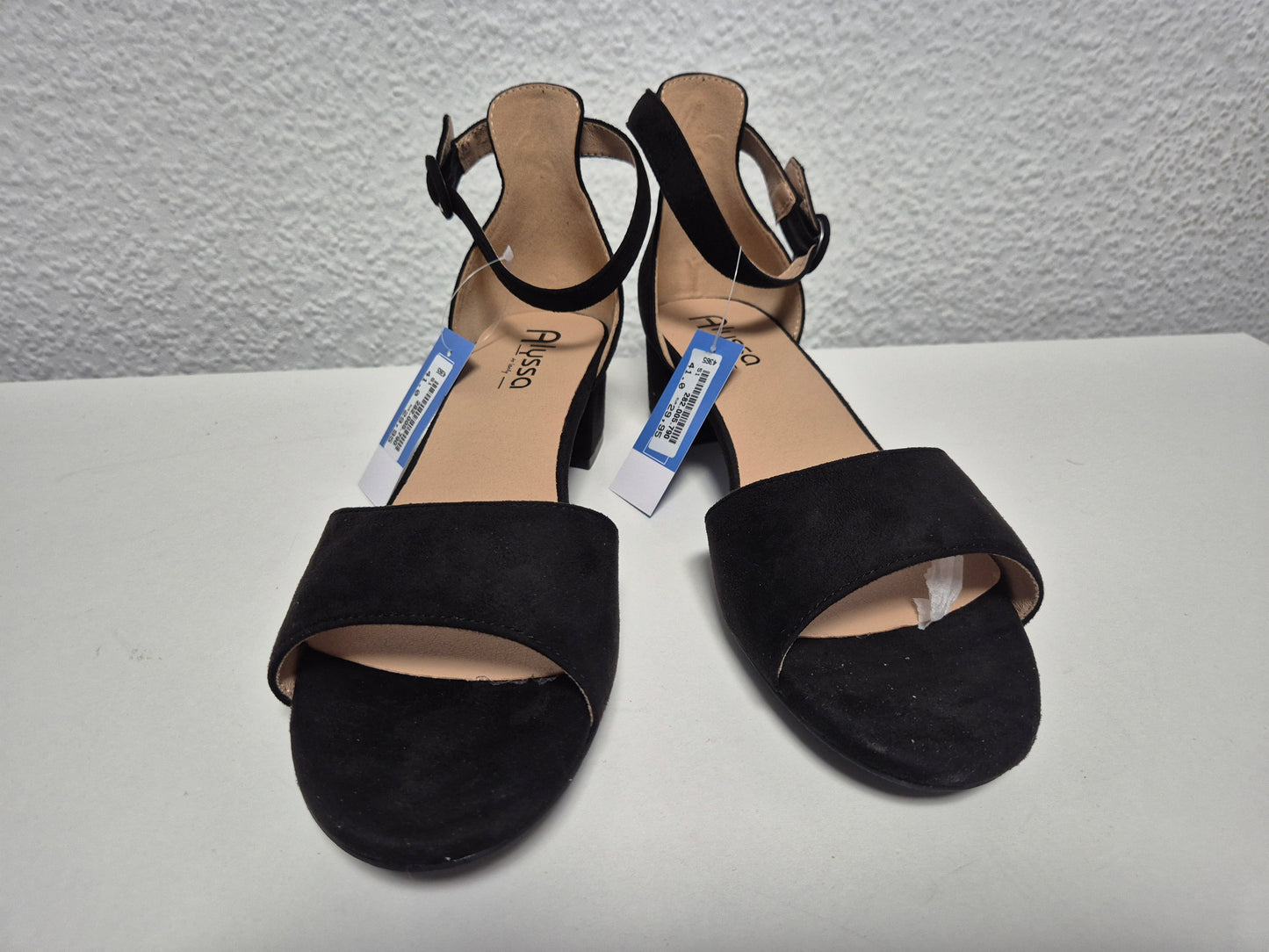 ALYSSA Riemchensandale, schwarz, Gr. 41