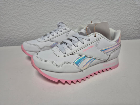 REEBOK Classic Royal CL Jog Platform Sneaker, weiß-rosa, Gr. 31