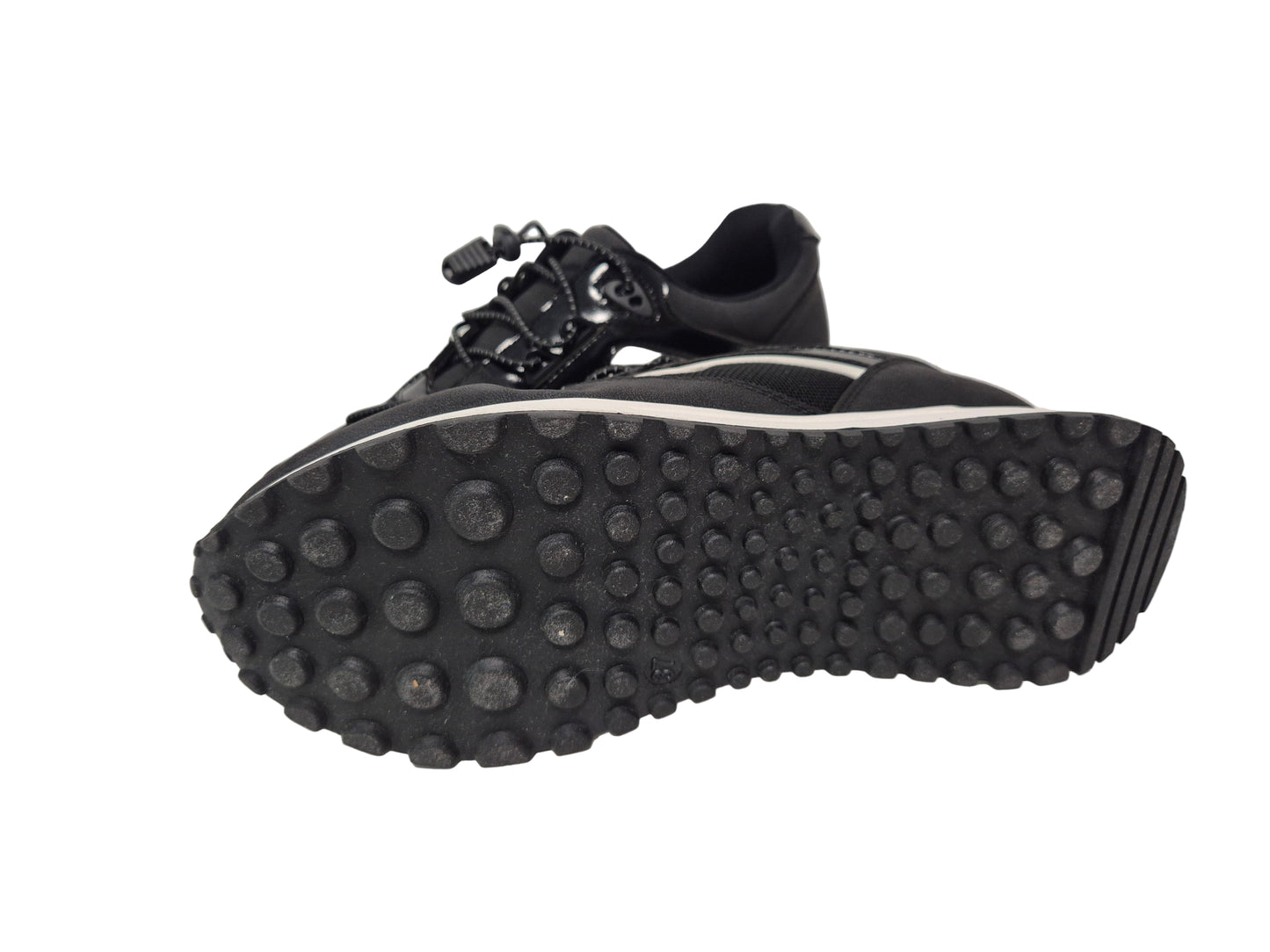 sheego Sneaker, schwarz-weiß, Gr. 37