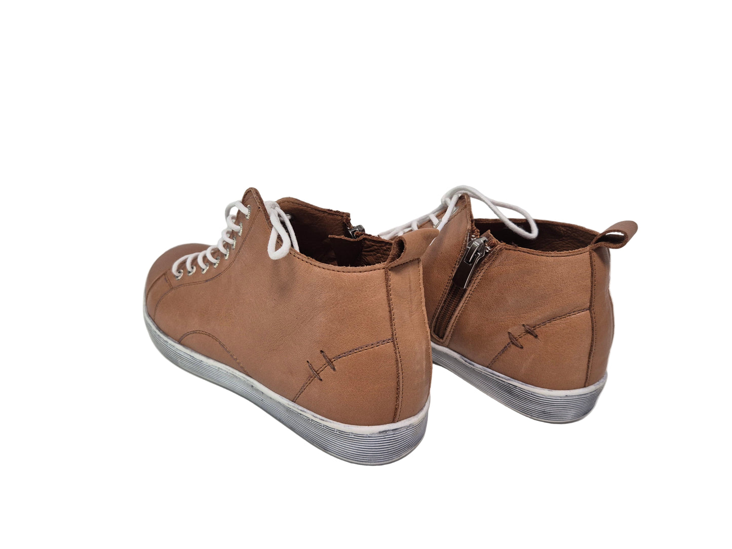 Heine Sneaker Nappaleder, camel, Gr. 36