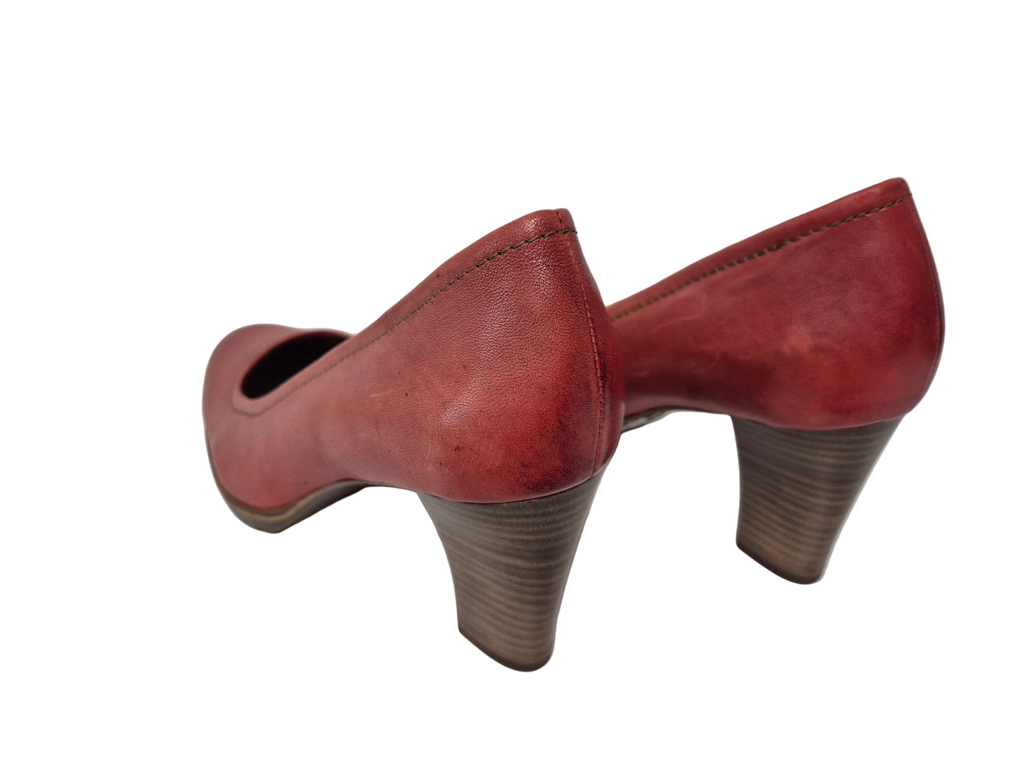 Tamaris Pumps mit Trichterabsatz, rot, Gr. 39