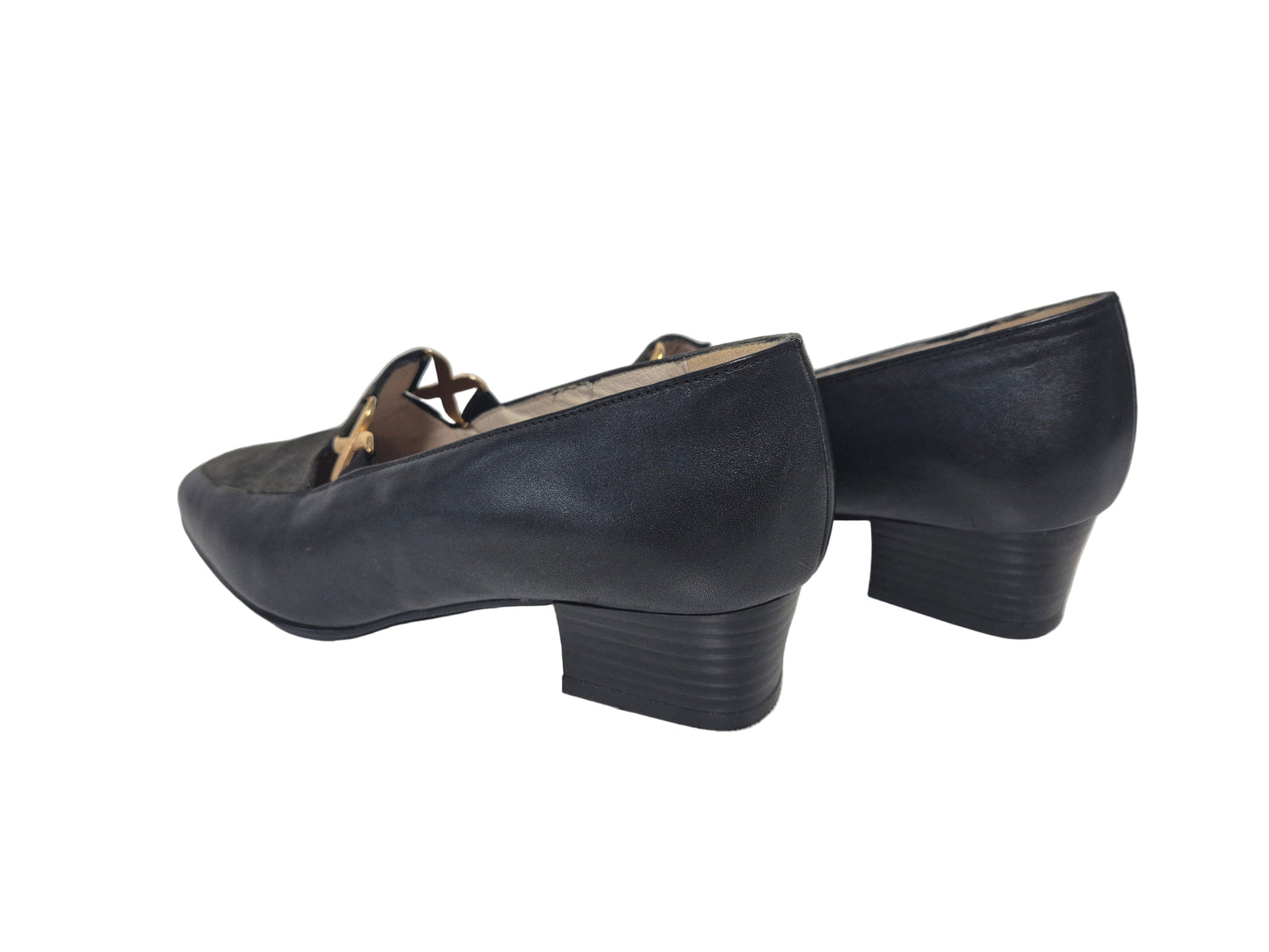 Simona Fashion Absatzschuh, Schwarz, Gr. 38