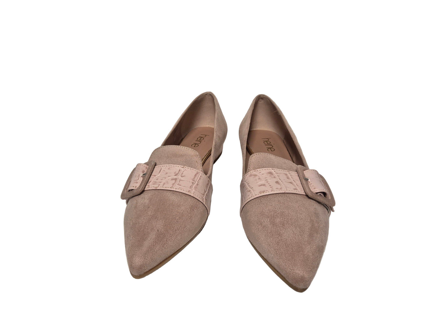 Heine Slipper Slip-On Blockabsatz, rosa, Gr. 40