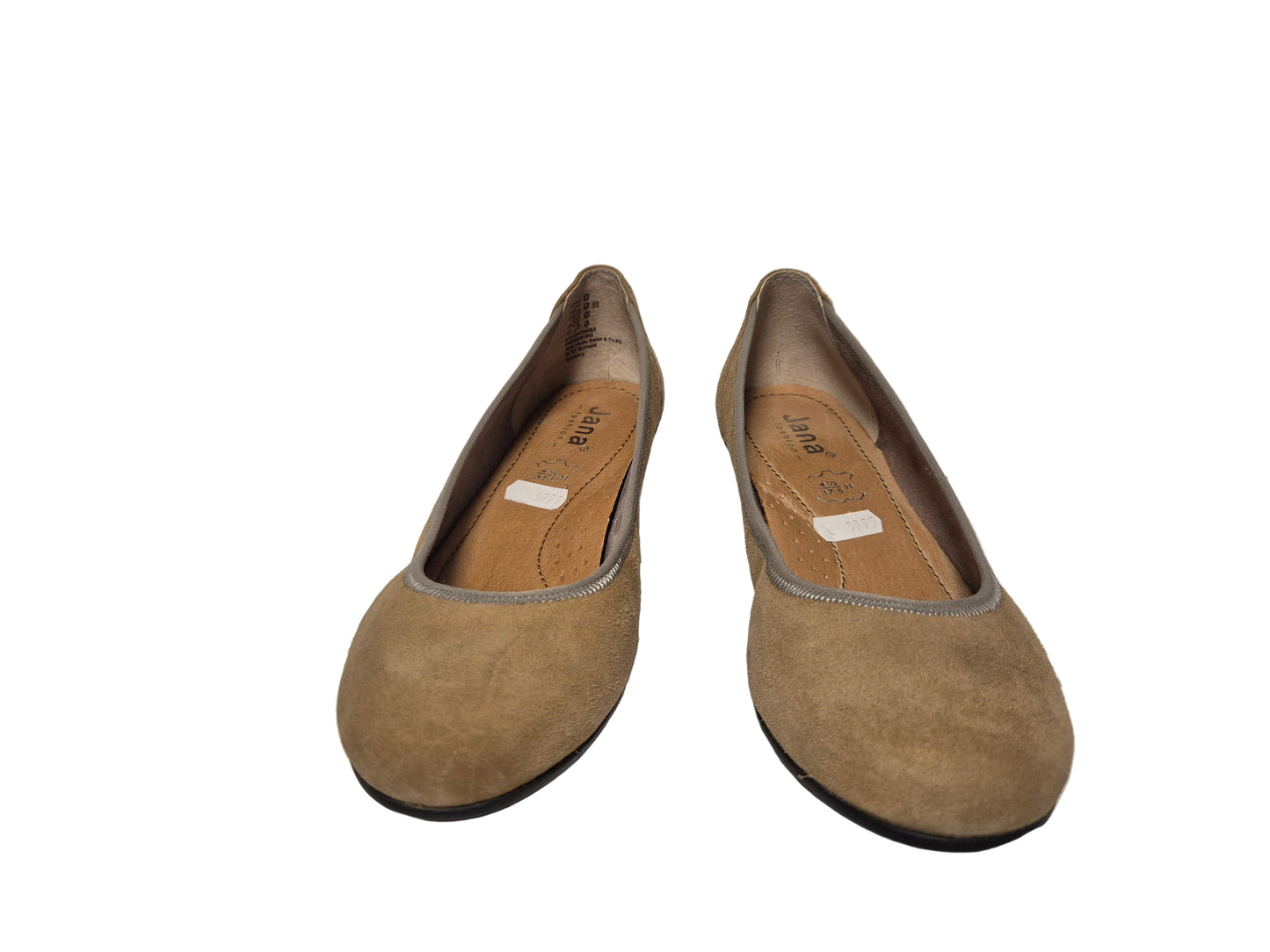 Jana Slipper Keilballerina, beige, Gr. 37,5