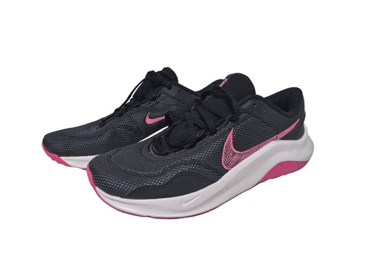 NIKE Legend Essential 3 Laufschuh, Sneaker, schwarz-rosa, Gr. 42