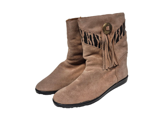 Indianer Stiefeletten, braun, Gr. 35/36