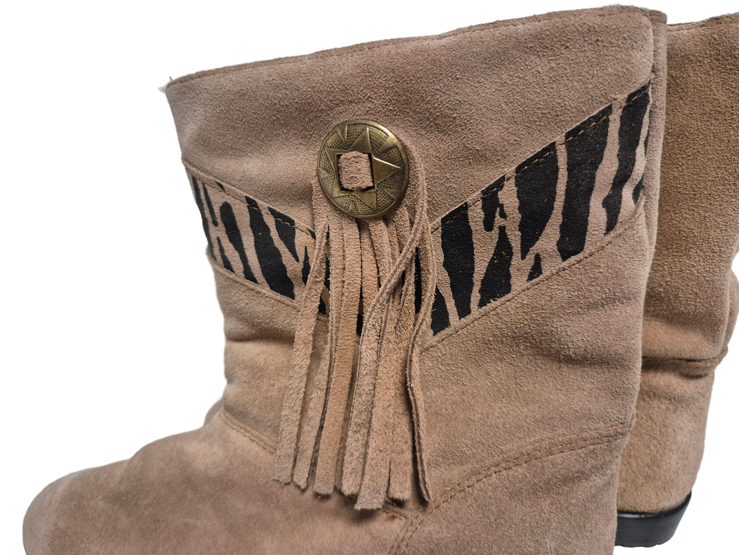 Indianer Stiefeletten, braun, Gr. 35/36