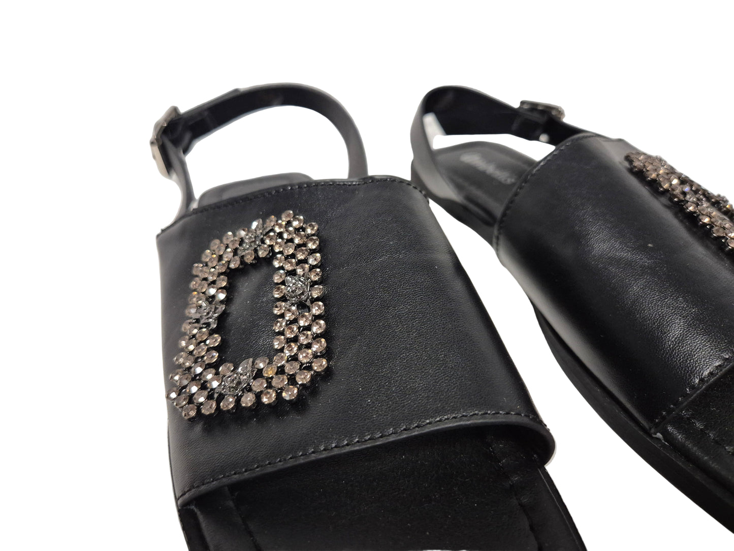 Ambellis Sandale, schwarz, Gr. 38